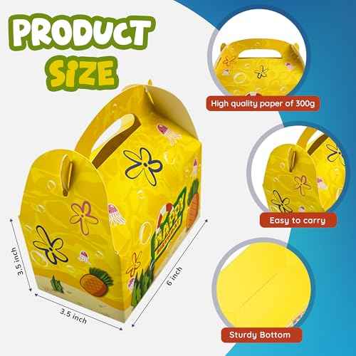 Camtoms 16pcs Party Favor Boxes, Birthday Party Bags, Goodie Bags, Candy Bags, Birthday Supplies, Small Gift Boxes