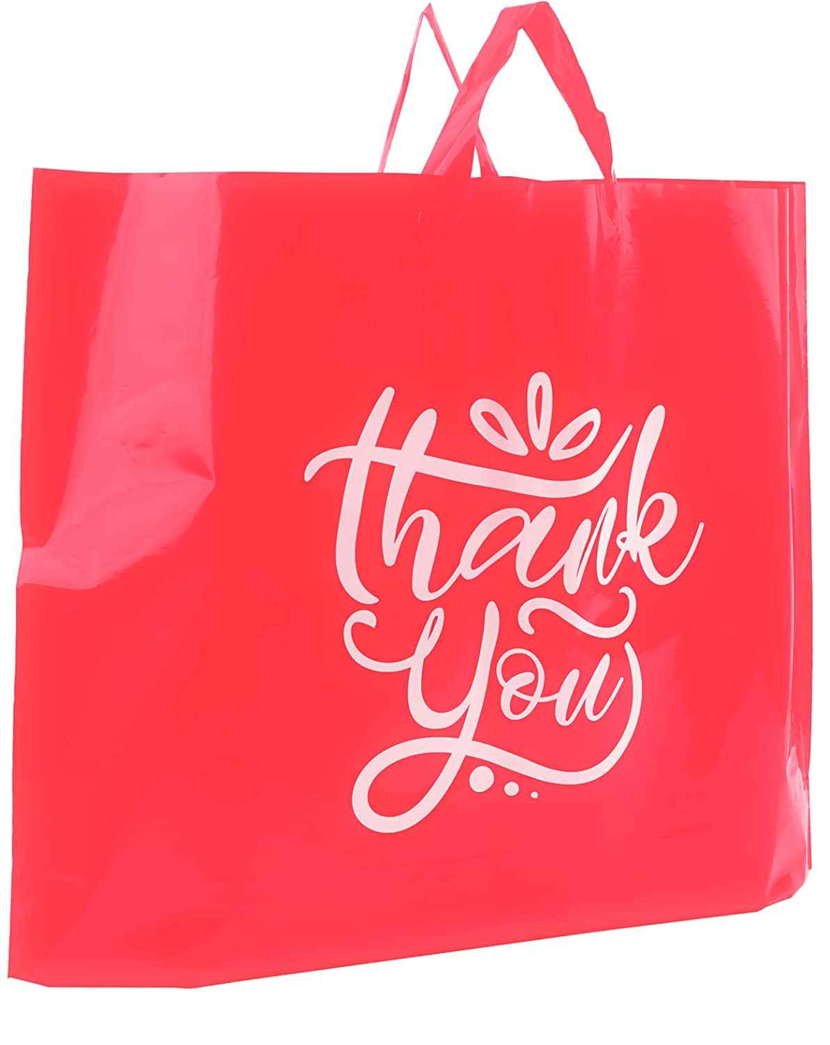 Camtoms Large Thank You Bags with Handles, Large Retail Bags for Merchandise, Boutique, Shopping
