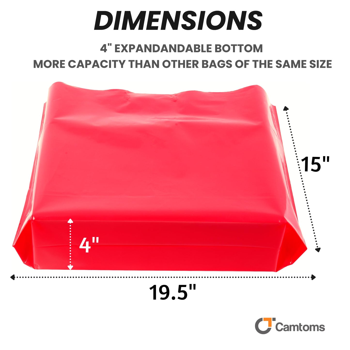 Large Retail Bags – Extra Thick 3 Mil Plastic Shopping Bags for Small Business