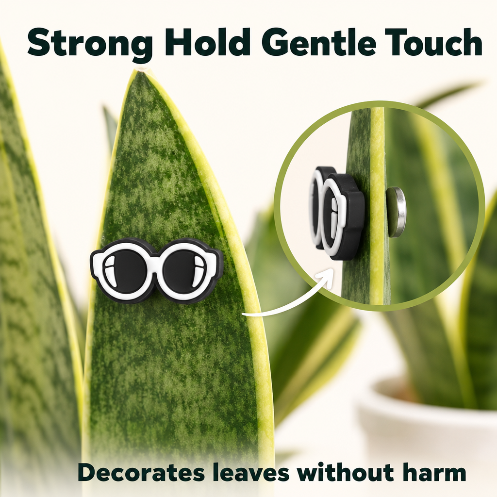 Plant Magnets: Adorable Expressions for Your Potted Plants