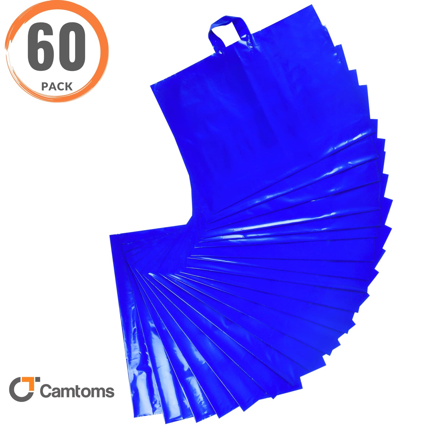 Large Retail Bags – Extra Thick 3 Mil Plastic Shopping Bags for Small Business