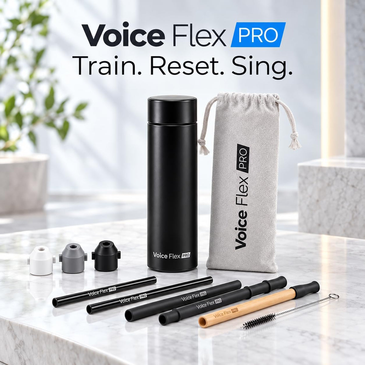 Vocal Trainer for Singing - Voice Flex PRO - SOVT Straw Kit & Bottle (Copy)