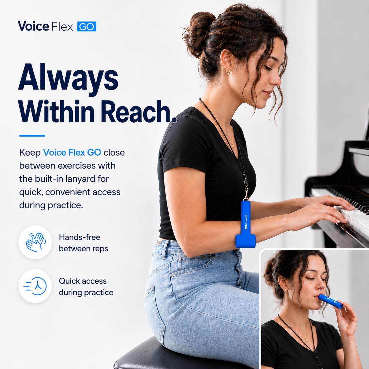 Transform Your Voice with the Adjustable Vocal Trainer for Singers - Voice Flex Go!