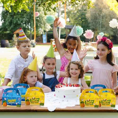 Camtoms 16pcs Party Favor Boxes, Birthday Party Bags, Goodie Bags, Candy Bags, Birthday Supplies, Small Gift Boxes