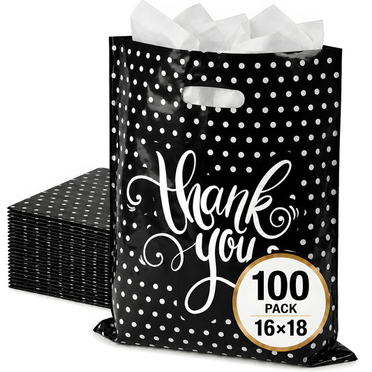 Large Thank You Bags – Polka Dot Presentation for Every Occasion