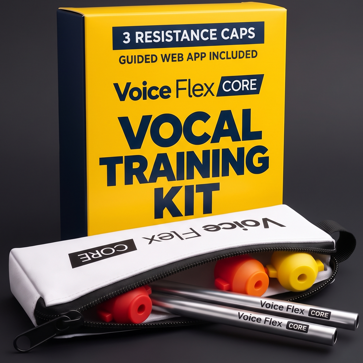 Vocal Trainer for Singing - Voice Flex CORE, 3-Level SOVT Straw Set (Copy)