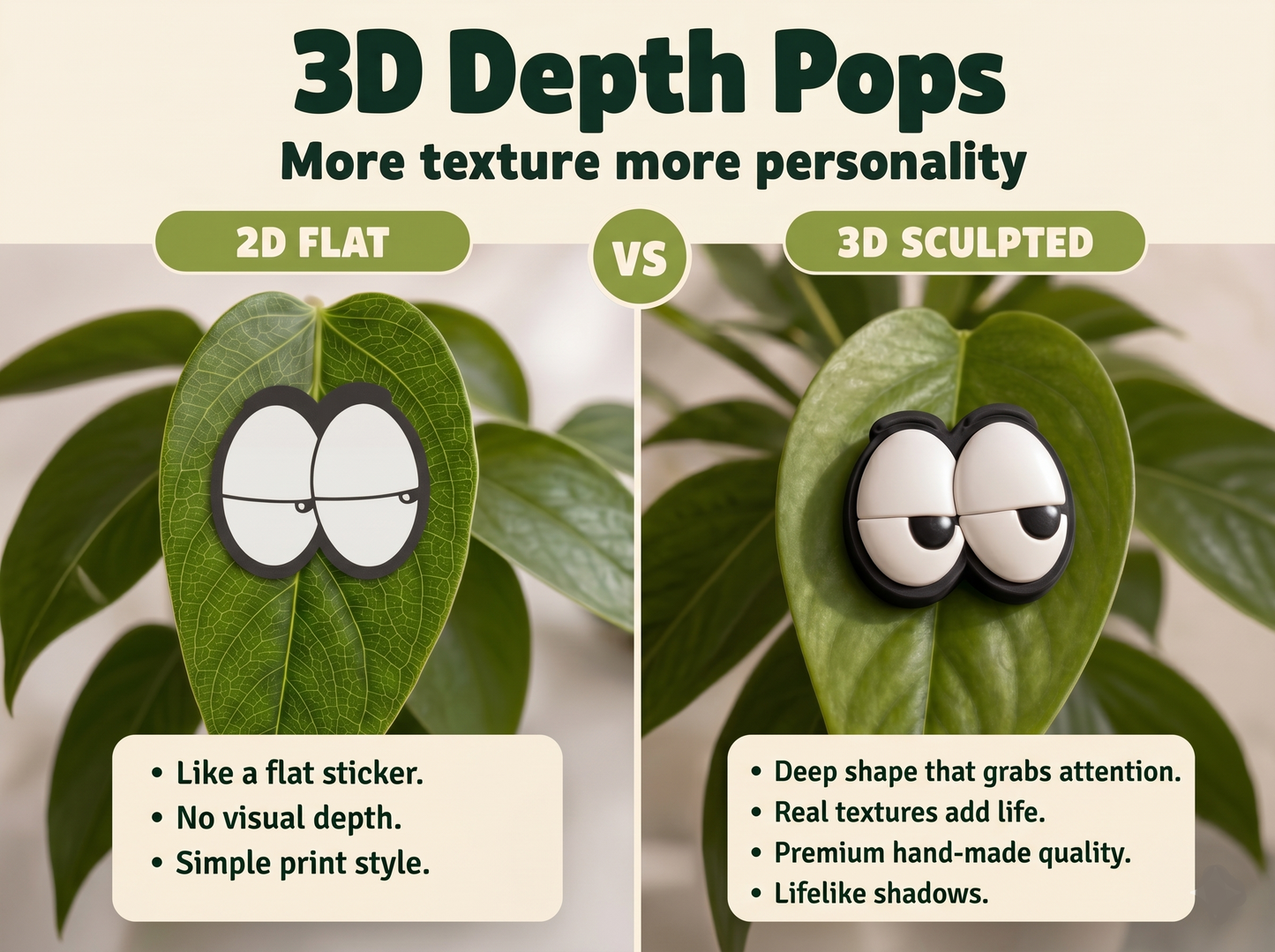 Plant Magnets: Adorable Expressions for Your Potted Plants