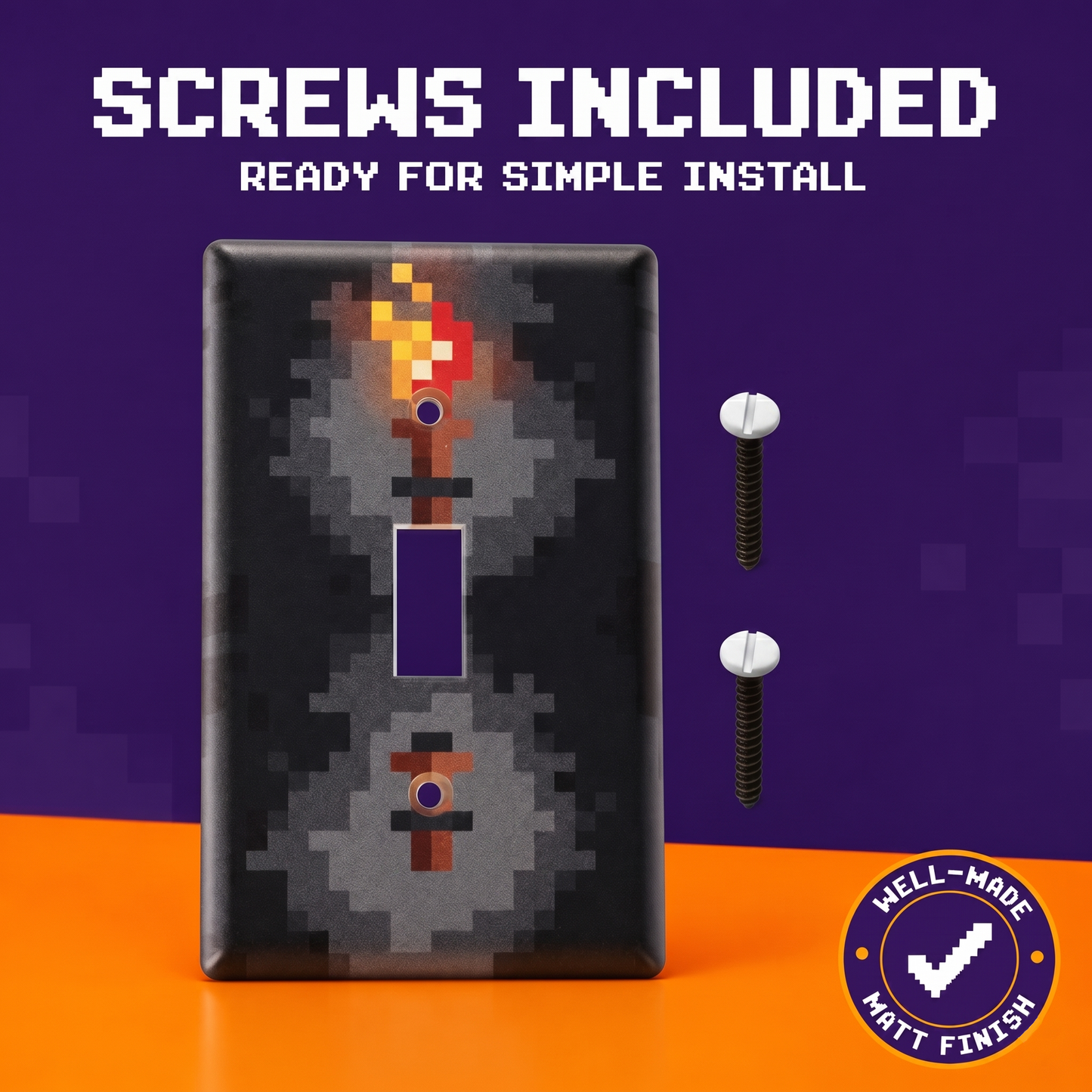 Light Switch Cover Plate for Gamers - Camtoms Unique Design