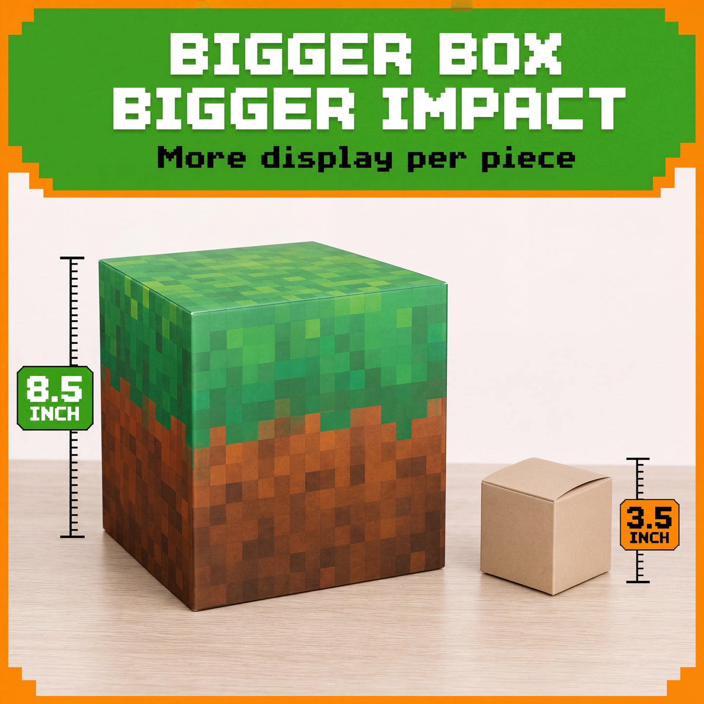 Pixel Party Favor Boxes - Fun and Functional Set of 10