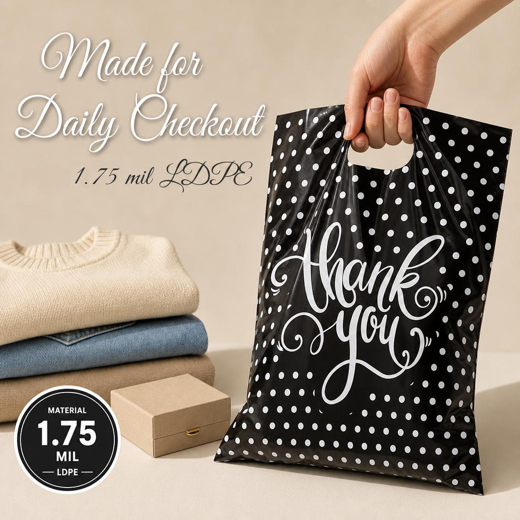 Large Thank You Bags – Polka Dot Presentation for Every Occasion