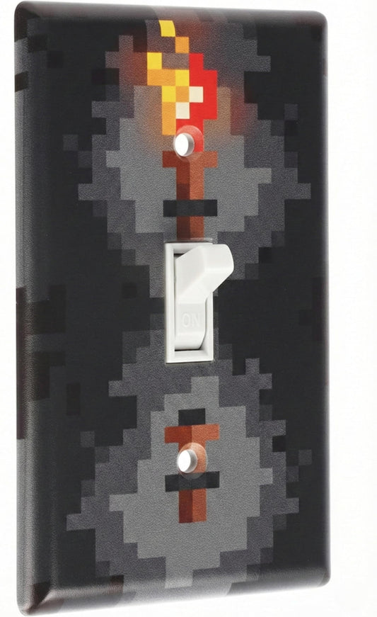 Light Switch Cover Plate for Gamers - Camtoms Unique Design