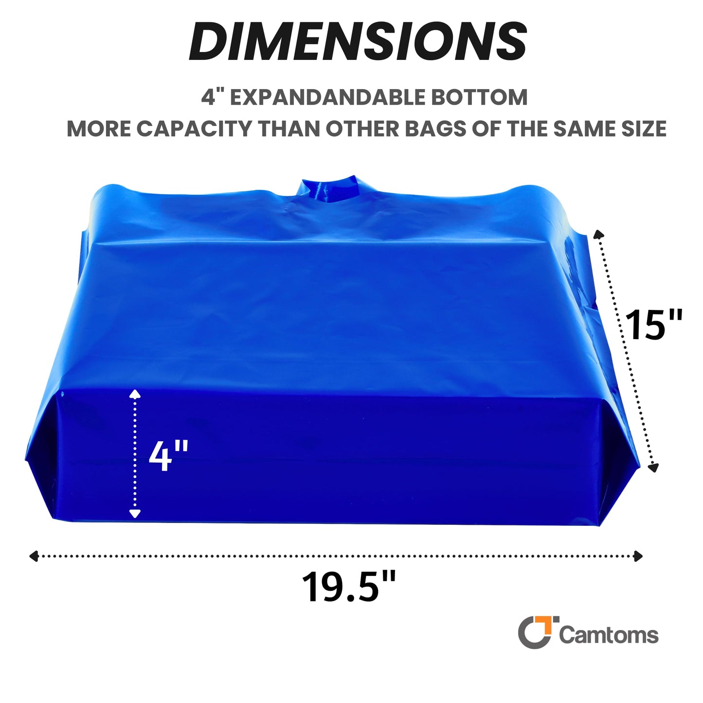 Large Retail Bags – Extra Thick 3 Mil Plastic Shopping Bags for Small Business