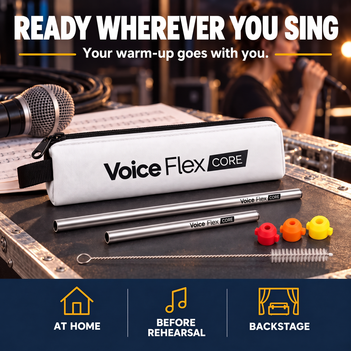 Vocal Trainer for Singing - Voice Flex CORE, 3-Level SOVT Straw Set (Copy)