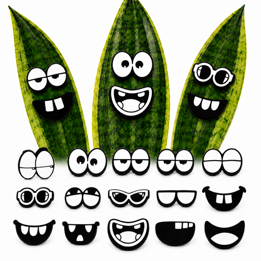 Plant Magnets: Adorable Expressions for Your Potted Plants