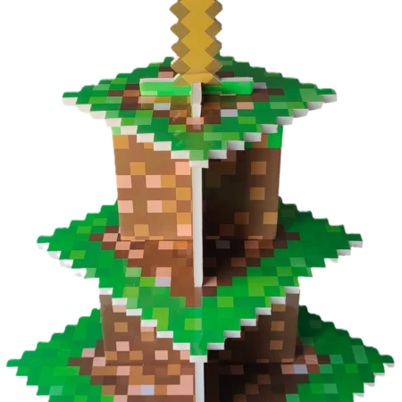 minecraft cupcake stand
