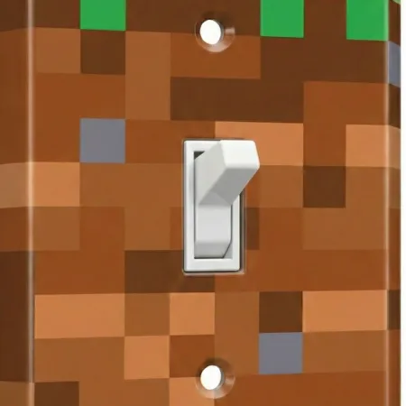 minecraft light swicth cover plate