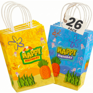 spongebob under the sea party favor gift bags
